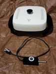 Vintage Toastess Model 6621X Electric Skillet W/ Lid & Temp Control Probe Canada. Fixed Price $35.50.