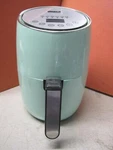 Dash Compact Electric Air Fryer+oven Cooker, 1.6 L, Up To Qt, DCAF155GBAQ02. Fixed Price $28.00.