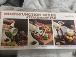Vtg Kitchen Aid Stand Mixer Attachments Set Grinder, Shredder, Strainer Fpp-a. Fixed Price $79.00.