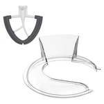 Pouring Shield & Flex Edge Beater For Kitchenaid Mixer - Fits 4.5 5QT Bowls (.... Fixed Price $49.84.