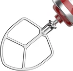 Stainless Steel Paddle Flat Beater For Kitchen Aid 5QT Plus 6QUART Bowl Lift. Fixed Price $44.20.
