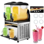 Vevor 2X15L Commercial Slush Machine Frozen Drink Margarita Maker 2TANK. Fixed Price $899.99.