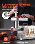 Electric Meat Grinder #8, 350W Lbs/min Stainless Steel Sausage Maker. Fixed Price $393.99.