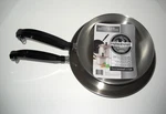 New Farberware 10" & 8.25" Classic Stainless Steel Chef's Skillet Frying Pans. Fixed Price $39.00.