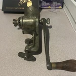 Antique Universal No. 1 Food Chopper Meat Grinder Manual Hand Crank Table Mount. Fixed Price $12.00.