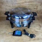 Vintage West Bend Liquid Core Stainless Steel Electric Skillet W/high Dome Lid. Fixed Price $69.87.