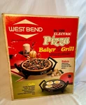 Vintage Nib West Bend Electric Pizza Baker & Grill #5388. Fixed Price $59.99.