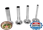 8PCS Stainless Steel Sausage Stuffing Tubes Meat Grinder Accessories Set. Fixed Price $45.57.