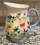 The Pioneer Woman Willow Floral Stoneware Serving Pitcher 3.2 Qt Large Excellent. Fixed Price $34.95.
