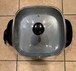 Oster Electric Skillet Fry Pan W/glass Lid Nonstick Temp Control 12X12. Fixed Price $19.99.