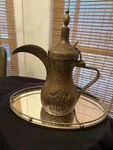 Vtg Brass Middle Eastern Dalla Coffee Pot. Fixed Price $49.99.