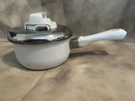 T-fal Tefal Pot With Lid 6" Resistal Vented Made In France. Fixed Price $10.00.