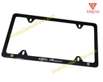 Alfa Romeo White Text & Color Logos 4 Hole Slim Carbon Fiber License Plate Frame. Fixed Price $49.99.