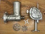 Sunbeam Mixmaster Attachments Power Transfer Unit Meat Grinder Set Working. Fixed Price $25.00.
