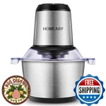 Homeasy Meat Grinder Electric, Food Processor 2L Stainless Steel Blender. Fixed Price $77.80.