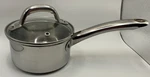 T-fal Inside Measurement 1 Qt Stainless Steel Induction Sauce Pot With Glass Lid. Fixed Price $19.00.