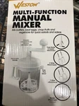 Weston Multi Function 8-CUP Manual Mixer Model 16-0401-W. Fixed Price $99.99.