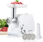 Electric Meat Grinder & Sausage Maker, 1HP 1000W Max, White. Fixed Price $52.99.
