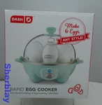 Dash Rapid 5.5" 6 Capacity Electric Auto Shut Off Hard Boiled Eggs Cooker. Fixed Price $18.39.