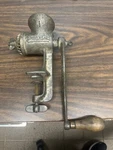 Vintage Universal #1 Tabletop Hand Meat Grinder T106. Fixed Price $300.00.