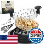 Sihaya Large Chicken Shredder Tool Twist 11 Inch Suction Cups Visible Lid. Fixed Price $36.01.