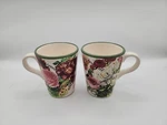 Romantic 2 Tre Chi Italian Roses Rosanna Cottagecore Tea/coffee Cups Mugs Gift. Fixed Price $25.00.