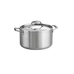 Tramontina Sauce Pot 6 Qt .gourmet Tri-ply Clad Lid Stainless Steel Oven Safe. Fixed Price $104.67.