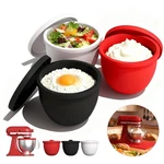 Silicone Bowl Liners For 5 Qt Kitchenaid MIXERS,3 With Lids,compatible.... Fixed Price $46.79.