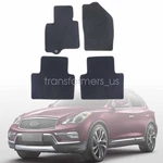 2014-2017 For Infiniti QX50 Front-rear Velour Floor Mats Carpet Anti-slip Black. Fixed Price $36.15.