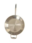 Threshold Stainless Steel Skillet 12" Fry Pan Dishwasher Safe Oven To 500. Fixed Price $39.99.