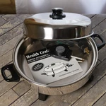 Health Craft Cookware 12 Inch Oil Core Electric Waterless Fry Pan K7273 Tested. Fixed Price $299.99.