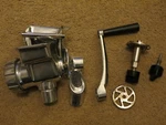 Food / Meat Grinder Attachment With Shield. Fixed Price $9.74.