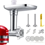 Metal Food Grinder Attachments For Kitchenaid Mixers, Standard, Sliver. Fixed Price $47.23.
