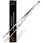 Tangoowal 12-INCH Professional Kitchen & Cooking Tongs, Silver. Fixed Price $14.64.