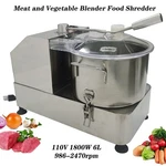 Electric Meat Grinder Vegetable Shredder Stuffing Mixer Food Processor 6L 110V. Fixed Price $600.30.