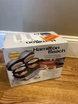 Hamilton Beach Dual Breakfast Sandwich Maker Timer Silver 25490 New In Box !. Fixed Price $49.99.