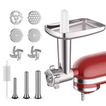 Metal Meat Grinder Attachment For Kitchenaid Stand Mixers, Food #0001, Silver. Fixed Price $75.66.