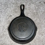 Lodge 4 3SK 6" Cast Iron Skillet Double Pour Usa. Fixed Price $9.99.