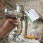 Lem #10 Meat Grinder Stainless Steel Heavy-duty Clamp-on Manual Hand. Fixed Price $49.99.