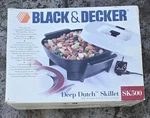 Black & Decker Deep Dutch Electric Skillet SK300 New. Fixed Price $24.63.