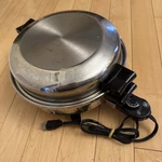 Regal Ware Society 12" Stainless Electric Liquid Core Skillet W/ Dome Lid K7253. Fixed Price $59.43.