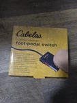 Cabela's Electric Grinder 15V/120VAC Foot Pedal Switch 54-0844 New Open Box. Fixed Price $50.00.