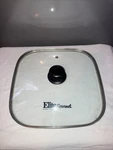 Replacement Glass Lid Only)for Elite Gormet Electric Skillet Model EG1220G. Fixed Price $15.00.