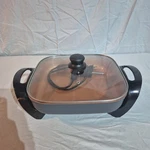 Gotham Steel Electric Skillet Xl 12IN Non Stick Cooking Pan. Fixed Price $25.00.
