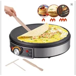 Electric Crepe Maker Machine Pancake With Non-stick Griddle Batter Sprea. Fixed Price $115.99.