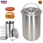 Ham Maker Press Stainless Steel Sandwich Cooker For Deli Meats Lunch Mold. Fixed Price $57.99.
