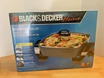 Black & Decker 12" Inch Electric Skillet With Glass Lid.. Fixed Price $54.95.
