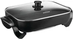 SK-75 16-INCH Non-sti Electric Skillet With Glass Lid, Bla. Fixed Price $81.14.