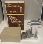 Vtg Oster Food Grinder Head 954-01B Stainless Steel Attachment Kit. Fixed Price $24.99.