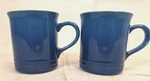 Creuset Stoneware 14-OUNCE Coffee Mug Pair, Marseille No Box -free Shipping. Fixed Price $39.98.